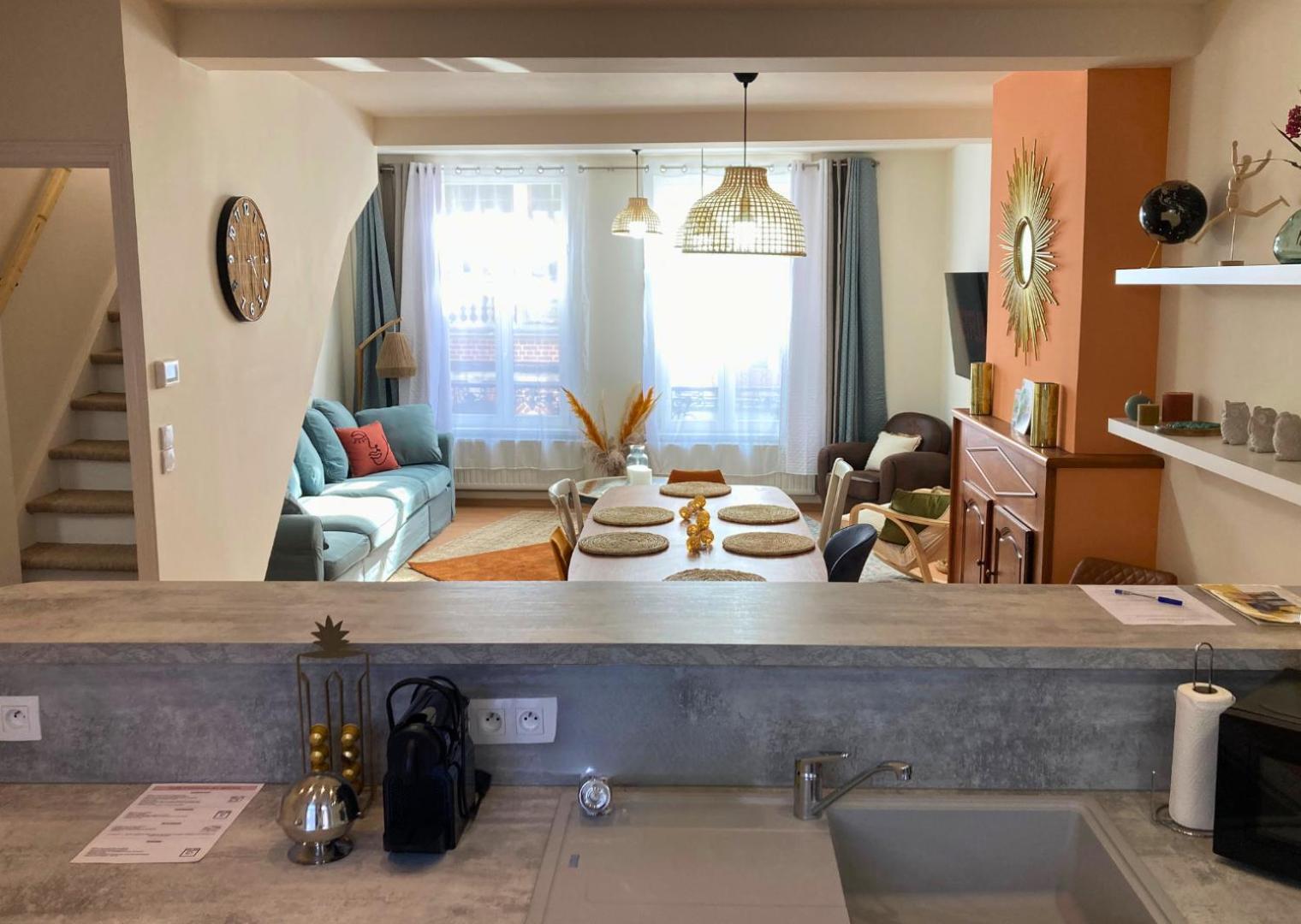 Le Bohemian Chic - 4 Chambres En Hypercentre De Saint-Omer, Ideal Pour Les Groupes Сент Омер Екстериор снимка